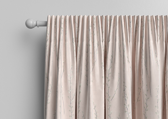 Willow Field, Pastel Pink - Made to Measure Curtains - Image 10
